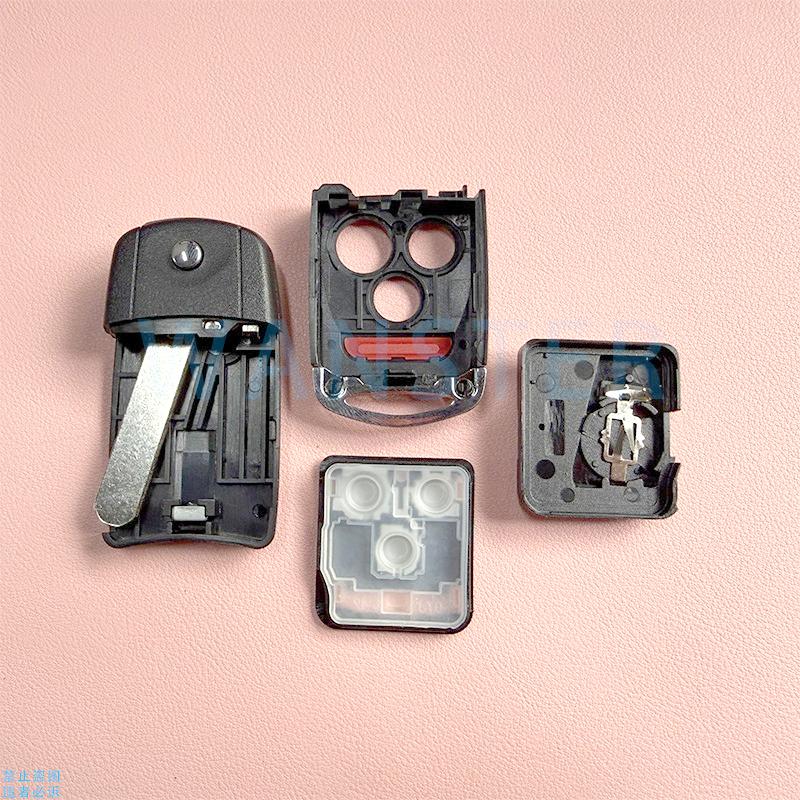 Car Key Fob Shell Case Housing for Honda Accord CR-V Civil City Jazz HRV HON66 Acura TL MDX RDX 2009 2010 2011 2012 2013 2014