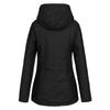 Women's Solid Rain Jacket Outdoor Hoodie Waterproof Overcoat Lady Windproof Coat
