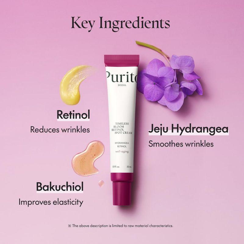 [Purito Seoul] Крем для точечного применения с ретинолом Timeless Bloom 30 мл