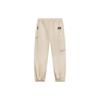 Li Ning Disney Collaboration Series Logo Letter Embroidered Claws Loose Knit Sports Pants Men Pants Light-Milk-Brown AKXT085-1
