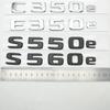 Car RearTrunk  Emblem Badge Script For Mercedes-Benz B250e C350e E350e S550e S560e glc350e gle500e gle550e E350le C350le CLK350e NQ7
