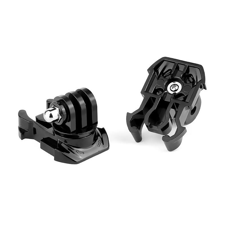 Вращающееся на 360° крепление для шлема, держатель, база для GoPro Hero 12 11 10 9 8 7 6 5 Insta360 X2 X3 DJI Osmo аксессуары для экшн-камер