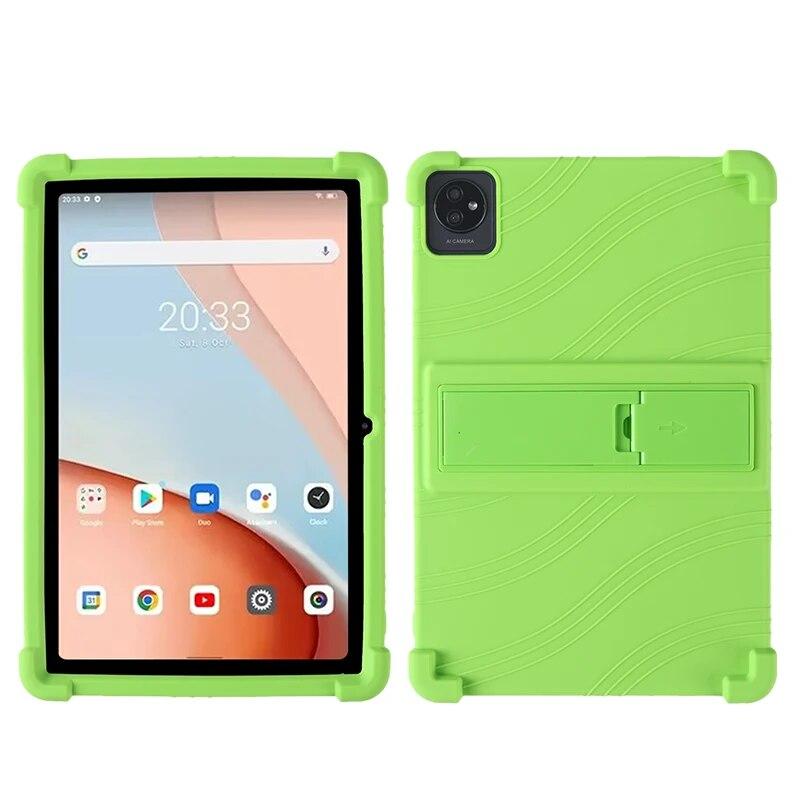 Мягкий силиконовый чехол для Blackview Tab 7 WiFi Чехол Детская безопасность 10,1-дюймовый планшетный ПК Подставка Funda с 4 противоударными подушками безопасности Защитный корпус Tab 7 Skin