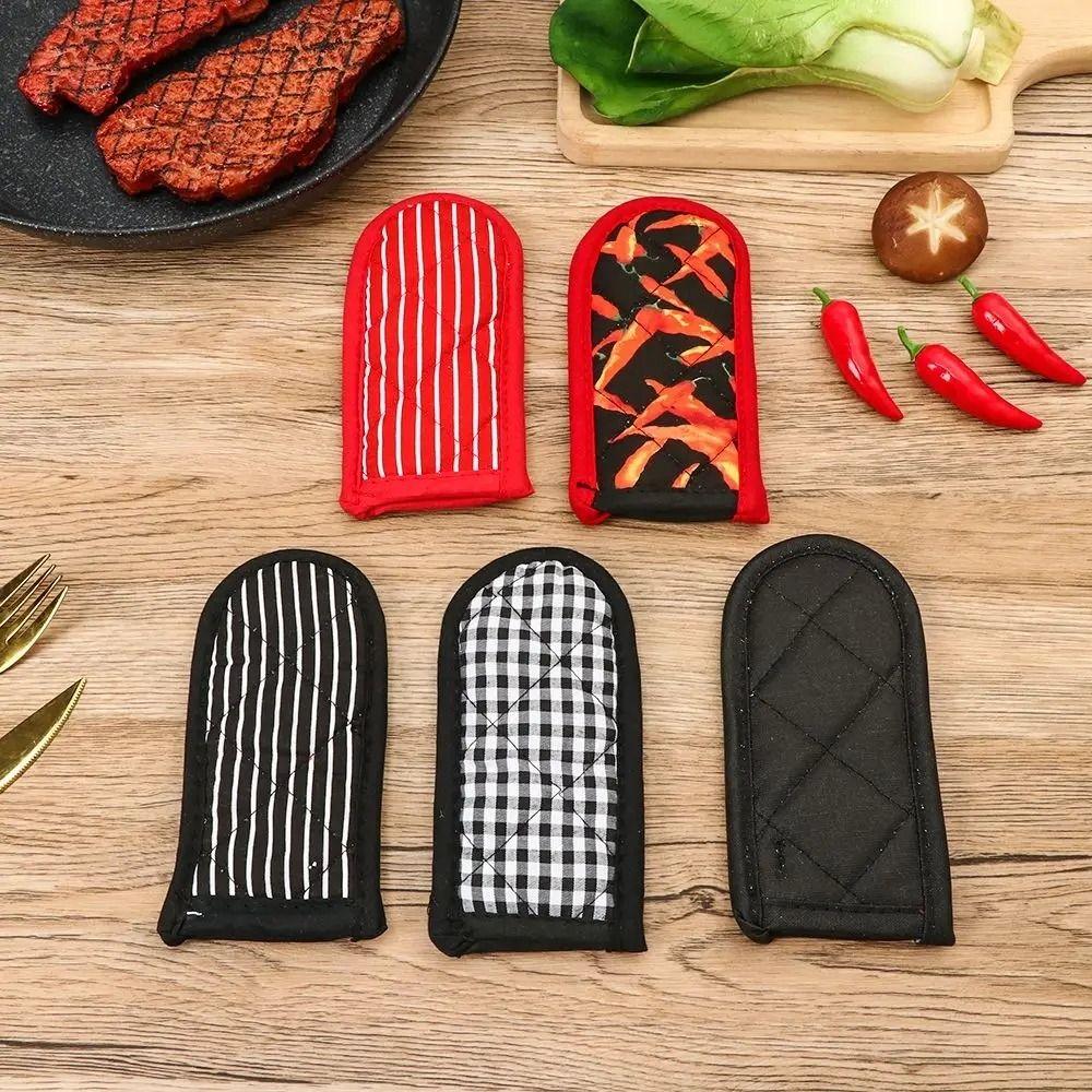 Dismountable Pan Handle Holder Sleeve Cotton Pans Handle Cover Cookware Potholder Milk Pan