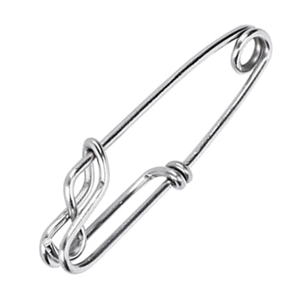 15PCS Stainless Steel Longline Snap Clips 3 Sizes Longline Branch Hangers  Saltwater Fishing