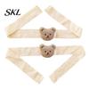 Decorative Curtain Straps Cartoon Animal Tieback, Cute Lion Bear Tie, Fabric Children Bedroom Accessory Strap Flower Holder for Baby Room Nursery