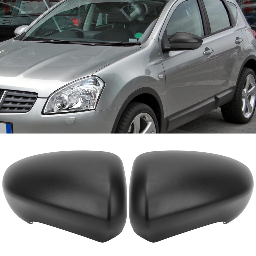 Крышка зеркала заднего вида на дверь, левая и правая сторона, ABS, черная крышка зеркала на дверном крыле, замена крышки для Nis