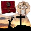 Portable Exquisite Cross Shrine Pocket Spiritual Cotton Ceremony Multi Tool Gift Handmade Praye B3V4