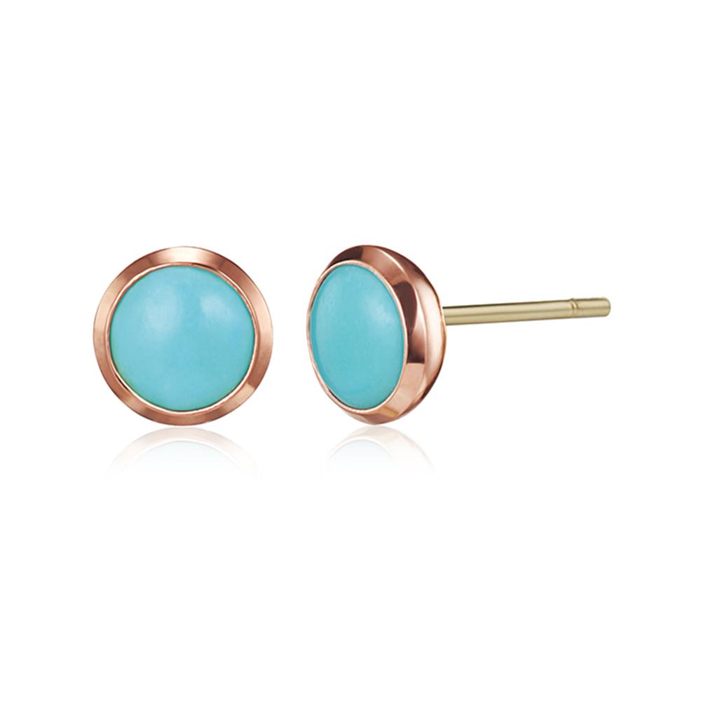 Roseedor Love Me Tender Turquoise Earrings_231700100