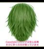 Парик для косплея CaseEden, Премиум Короткий, 30 см, Термостойкий, Темно-зеленый, WIG6189