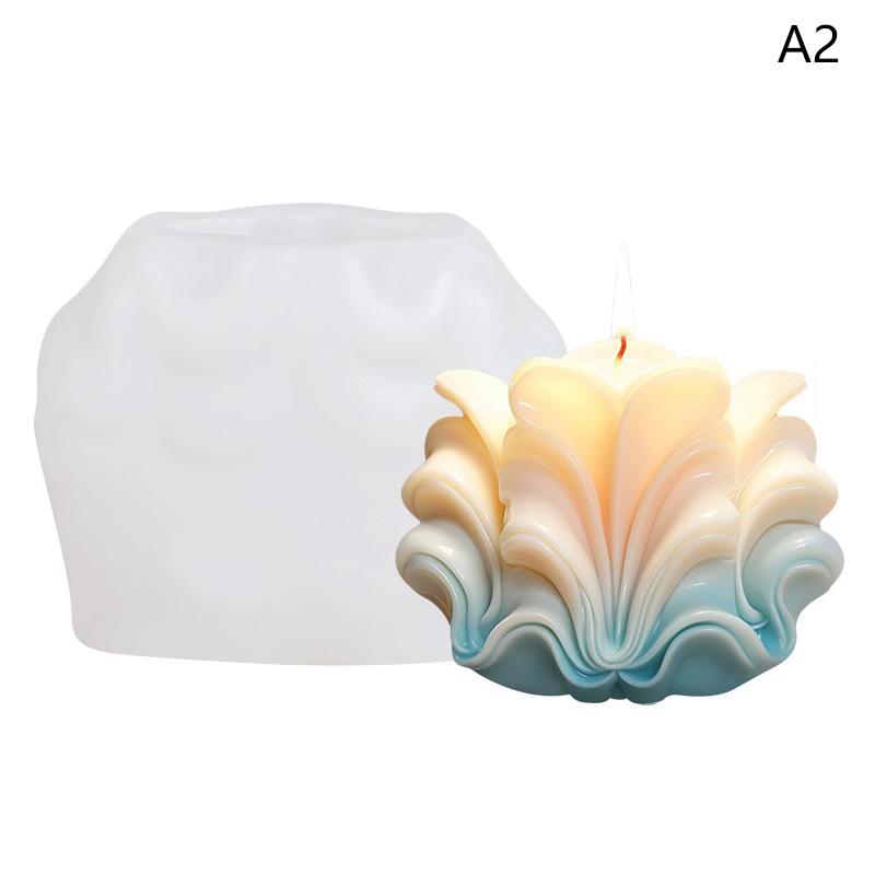 3D форма для свечей в форме морской ракушки, силиконовые формы, симпатичные украшения, форма для мыла, инструмент для изготовления украшений, форма для выпечки пудинга и конфет