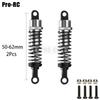 Alu Alloy Front 50-62mm & Rear 58-78mm Oil Shock Absorber 2Pcs or 4Pcs For RC Car 1:16 1:18 HSP Huanqi HPI HITOMO