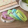 Unisex Glow In The Dark Jewelry Silica Gel Silicone Bracelet Luminous Wristband Rubber Bangle