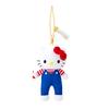 Sanrio Hello Kitty/Hello Kitty 50-летний юбилей длинноногий костюм китти милая кукла плюшевый кулон маленький размер высокий Комбинезон