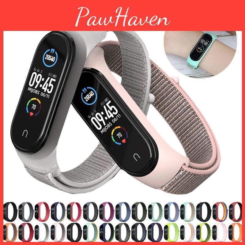 Высококачественный регулируемый нейлоновый ремешок для Xiaomi Mi Band 3/4/5/6 Прочный и легкий