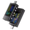 Тестер мощности Type-C DC 4-30V 0-12A Измеритель напряжения и тока Цифровой мультиметр для зарядного устройства Power Bank Детектор емкости
