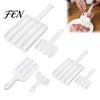 Kitchen Utensils for Meat Meatball Maker Tool with Pusher, 3/4 Compartments Design, Food Grade PP Spoon Shrimp Paste Non Stick Spoon, Nonstick