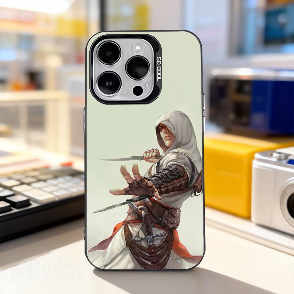 A-Assassins-s Крутой C-Creed Чехол для телефона Для iPhone 17,16,15,14,13,12,11,Pro,XS,Max,Plus,Mini,SE4,E Черный Матовый Ударопрочный Чехол