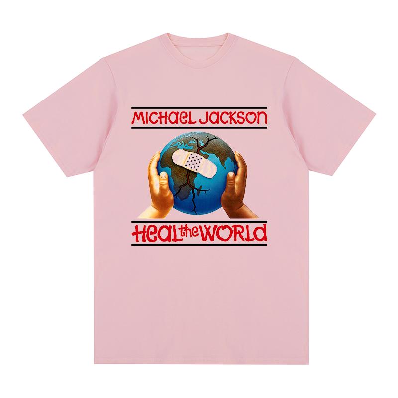 Heal the World Майкл Джексон Винтажная Поп-футболка Хлопок Мужская Футболка Новая Футболка Женские Топы