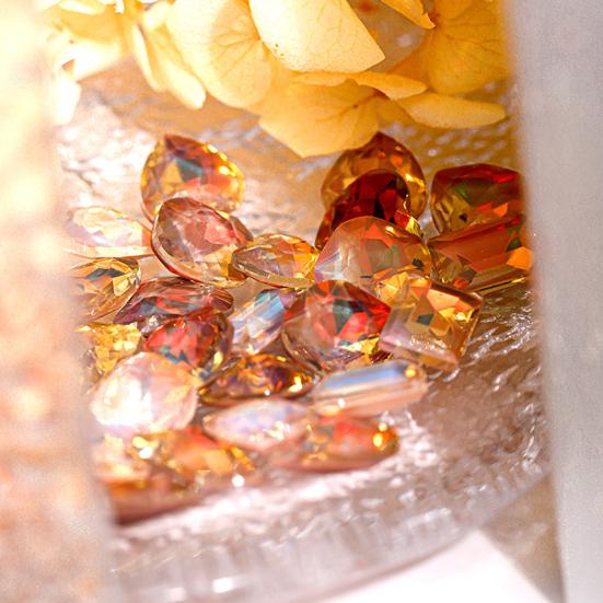 30 шт. украшения для ногтей, прочные заостренные квадратные стразы «сделай сам», ювелирные изделия для дизайна ногтей с любовью снизу