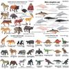 Miniature Wild Animal Figurines Collection With Static Plastic Figures For Home Display And Gift