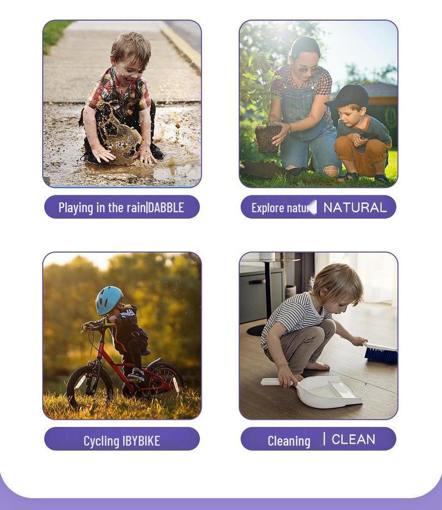 Children's Waterproof Non-Slip Silicone Rain Boot Covers: Durable, Dirt-Proof, Reusable for School Outdoors