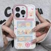 Мягкий и милый чехол Bear Love Apple 15/14/ProMax для мобильного телефона XS/XR, 11/12/13 с 14 мелкими отверстиями