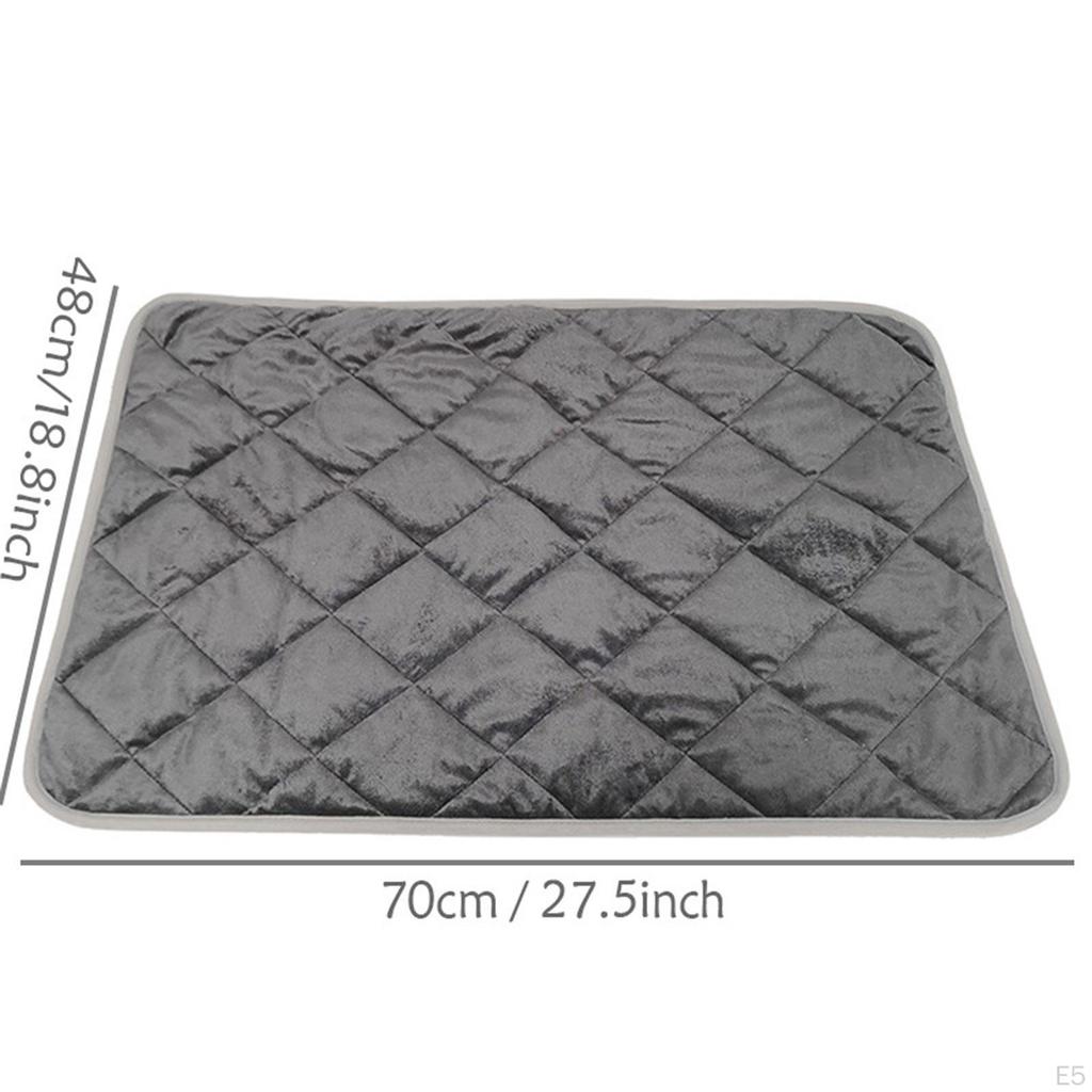 Самонагревающаяся подстилка для питомцев, согревающая, для клетки для собак, для животных, для кошек, для клетки, безопасный, мягкий спальный коврик, термический