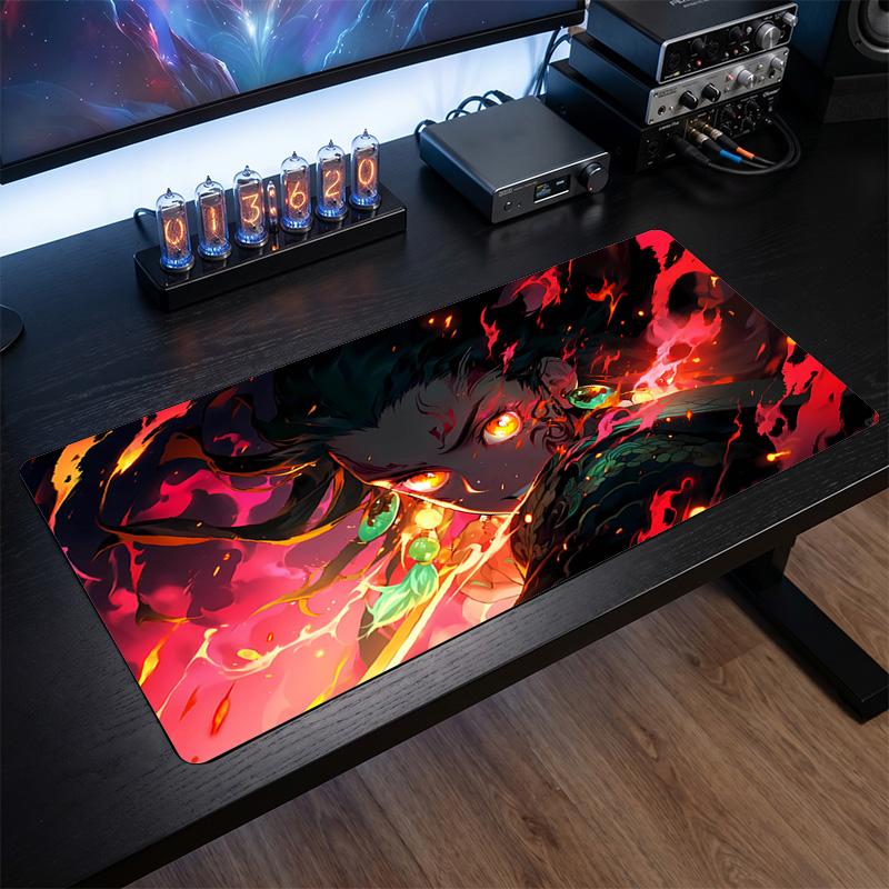 Demon Slayer Printed Mouse Pad Non-Slip Waterproof Rubber Desk Mat for Gaming Office Laptop Home Decor Gift
