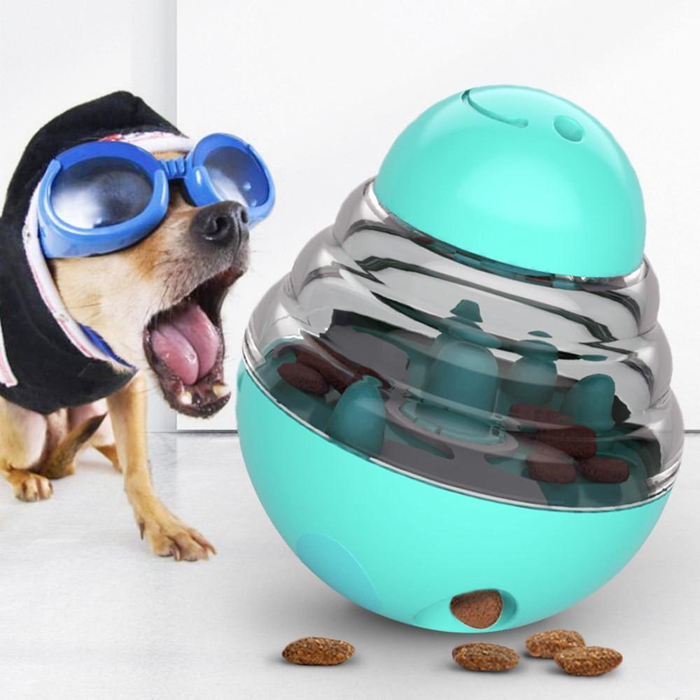 Pet Products Dog Toy Factory Automatic Slow Leak Eco-Friendly Classic Fashion Cartoon Plastic Feeder Puzzle Interactive Toys