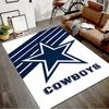 Dallas Cowboys Printed Area Rug Carpet for Bedroom Living Room Home Decor Rugs Mat Non Slip Mat Rug for Bedside