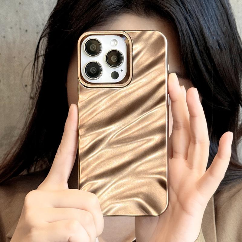 3D Текстура Кудрявая Волнистая Чехол для Телефона Для Для Iphone 17 Air 16 1 14 Plus 13 Pro Max Мягкий Ударопрочный Задняя Крышка Телефона