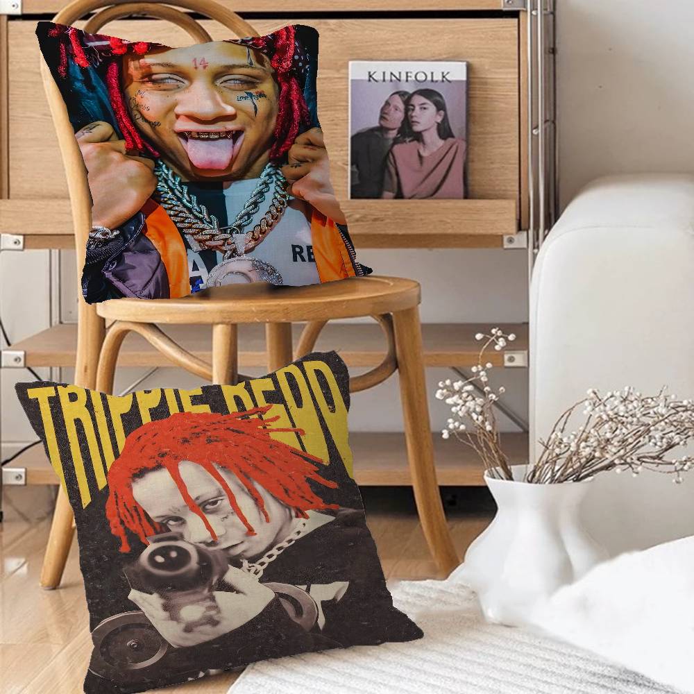 Rapper T-Trippie R-Redds Cushion Cover Polyester Sofa Cushions Decorative Throw Pillows Home Decoration Pillowcover