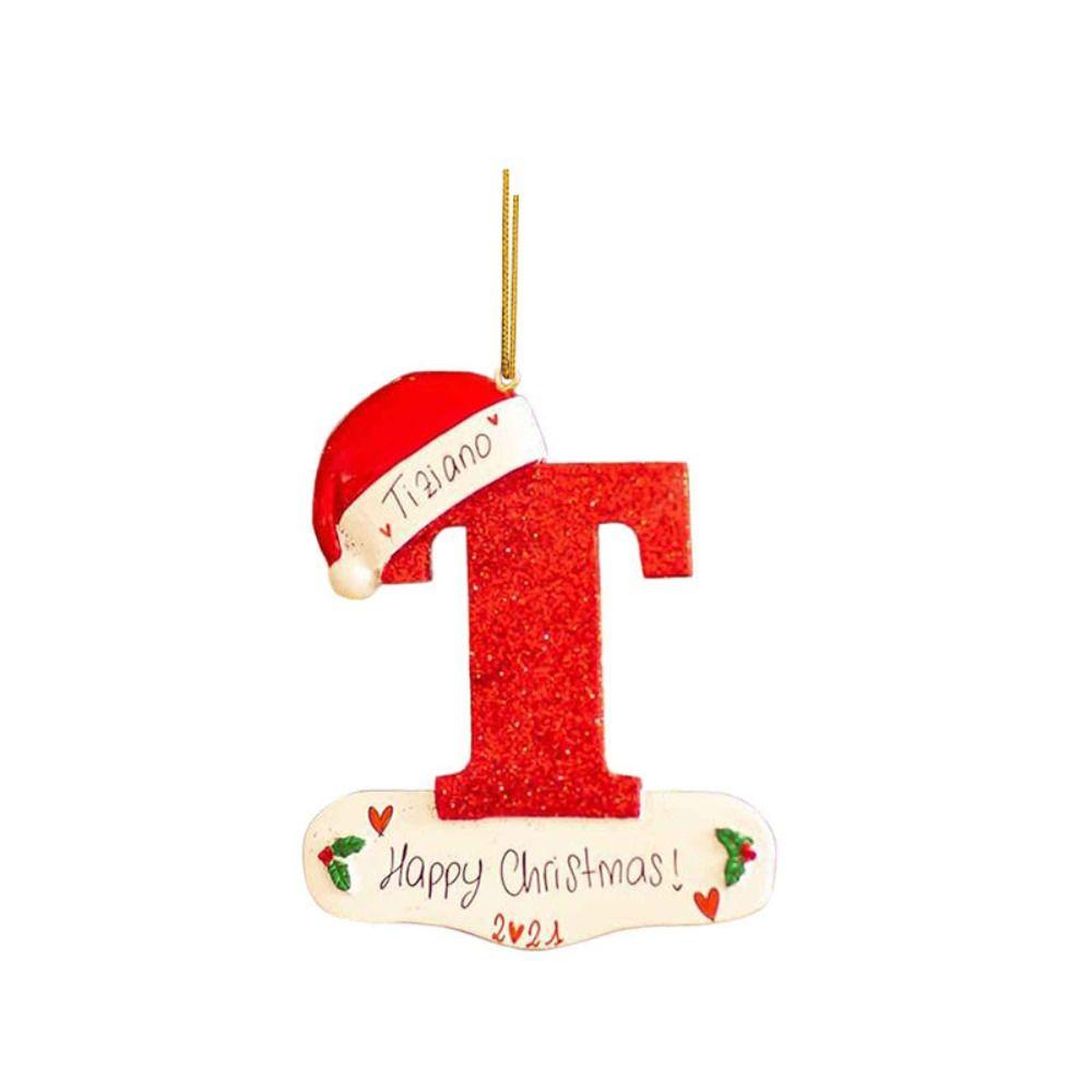 Xmas Christmas Tree 26 Letter Pendant Cartoon Christmas Tree Hanging Decor   Car Decorations