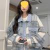 Корейское клетчатое шерстяное пальто для женщин - Весна/Осень, Свободный крой, Художественный лесной стиль