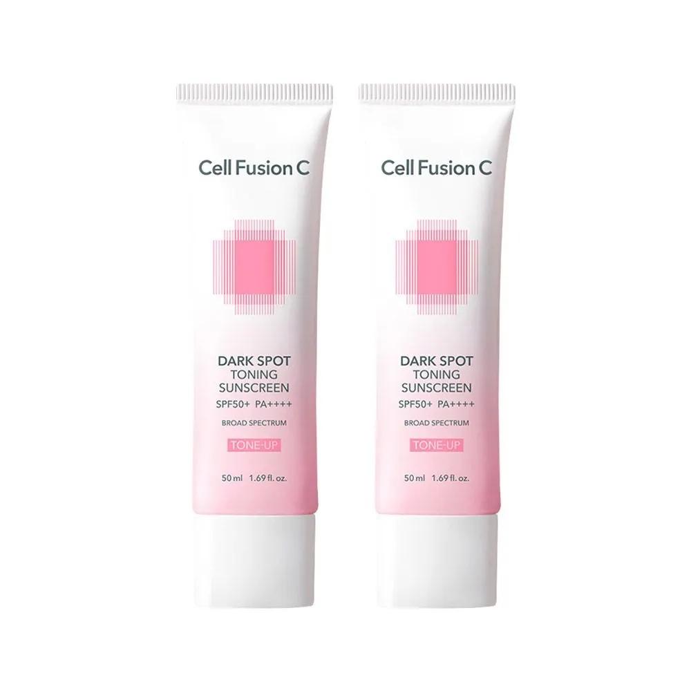 Cell Fusion C Blemish Toning Sunscreen 50ml x 2 Tone-up Base Sunscreen UV Protection