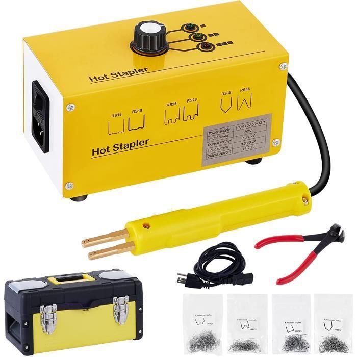 Набор для затирки пластика 230 В для ремонта шоколадных конфет Agrafeuse à Chaud avec 600 Agrafes Agrafe Thermique 821