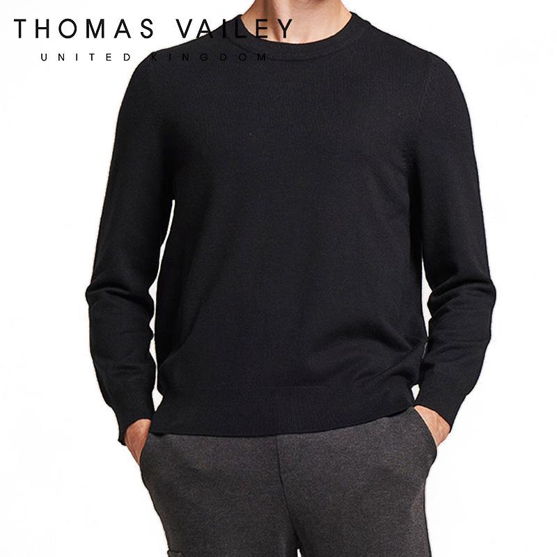 THOMAS VAILEY Стандартный трикотаж Черный