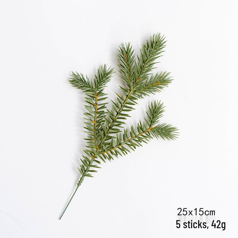 Natural Pine Cones, Cotton, Dried Flowers, Golden Acorns, and Branches for DIY Christmas Tree Decorations