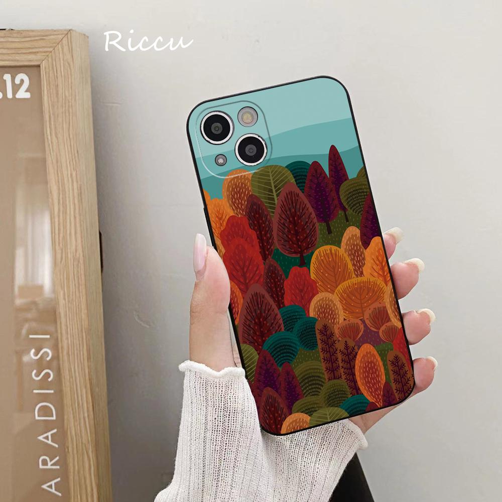 Чехол для телефона с горным пейзажем и пейзажем для iPhone 14 11 12 Pro 8 7Plus SE X Pro 14 MAX 13 MINI XR XS iphone 14, мягкие чехлы для телефонов