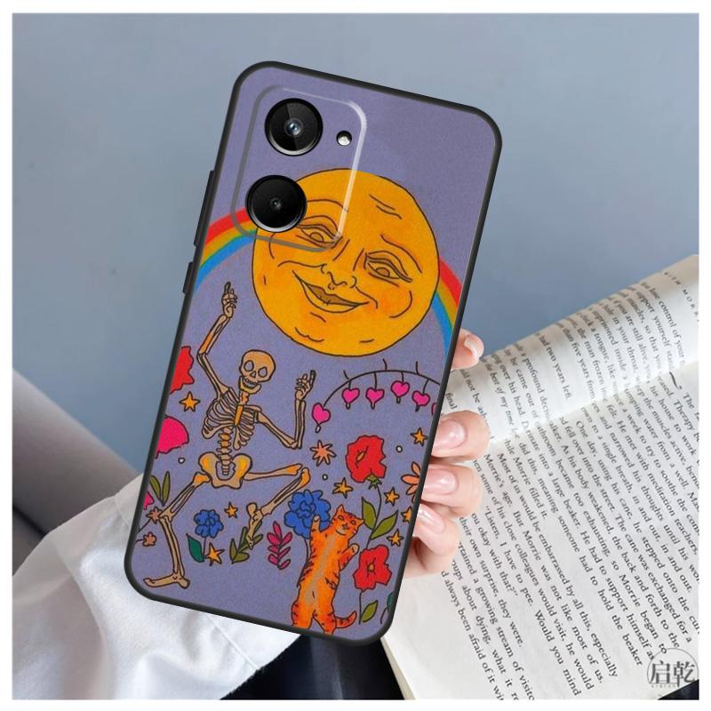 Cute Indie Hippie For Realme C53 C55 C75 C71 C61 C33 C63 C51 C65 C67 11 12 13 14 Pro Plus GT6 GT7 15 Pro Case
