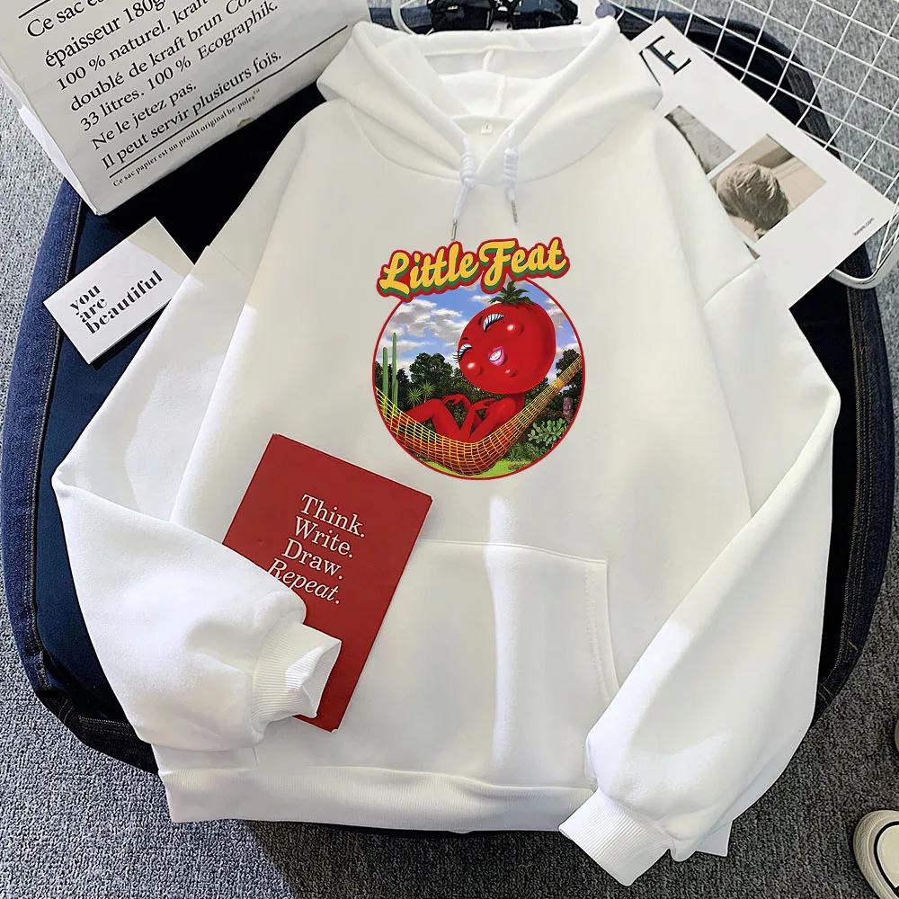 Толстовки с принтом томатов Little Feat Moletom Feminino для женщин и мужчин, зимние удобные толстовки с готической модой и принтом Sudaderas