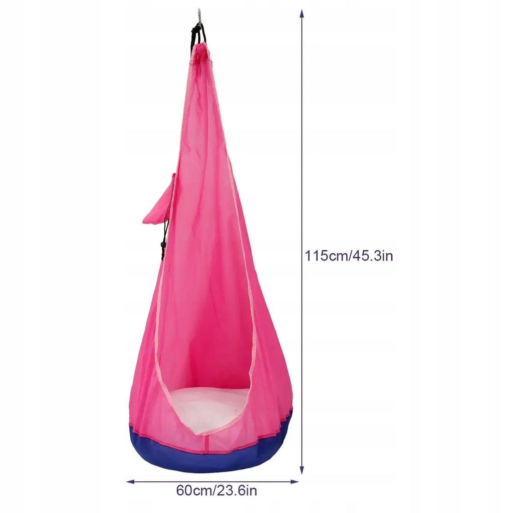 Garden Home Swing Cocoon For Children Hanging Chair Seat Pink