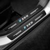 BBIM3 Car Door Sill Plate Carbon Fiber Threshold Protector Stickers For BMW X1 U11 X7 G07 XM G09 i7 7 Series G70 LCI iX I20 U06 G81 M3