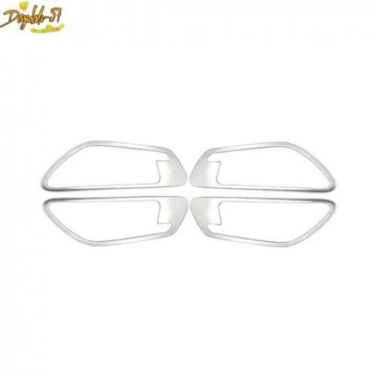 4PCS For Hyundai Tucson - Silver Titanium Inner Door Handle Cover Trim