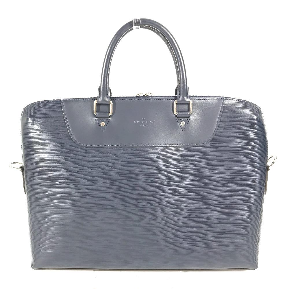 Louis Vuitton M51177 Epi Porto Документ Jour PDJ Деловая сумка Синий Морской