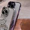 Роскошный чехол с блестками и 3D-алмазным лебедем, прозрачный чехол для iPhone 15 11 12 13 14 Pro Max, мягкий силиконовый противоударный чехол