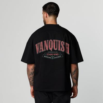 CONQUEST BLACK Уличная мода Спортивный тренд Футболка Мужская и Женская Люксовый бренд Топ