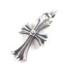 Great Pendant Top Small CH Cross with Bale Silver Mens Used