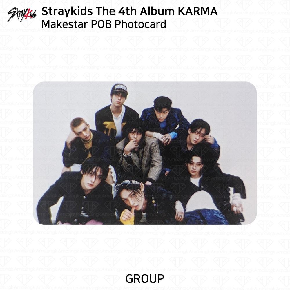 Stray Kids 4-й альбом Карма Makestar POB Фотокарточка KPOP K-POP SKZ